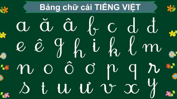 bảng chữ cái tiếng Việt