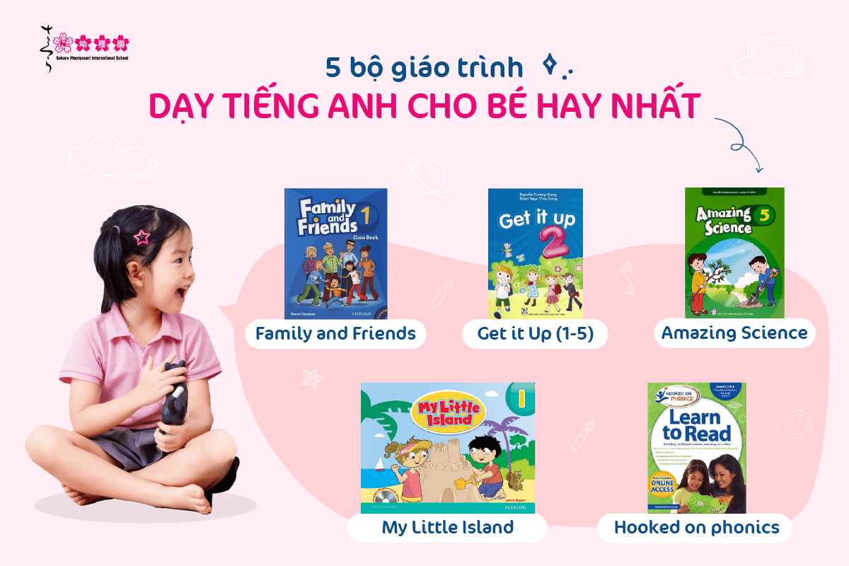 5 giáo trình dạy tiếng Anh cho bé