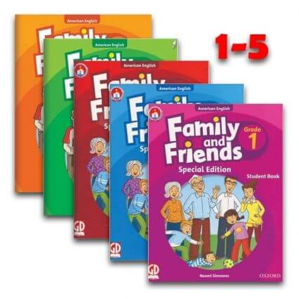 Giáo trình tiếng anh cho bé Family and Friends 1, 2, 3, 4, 5