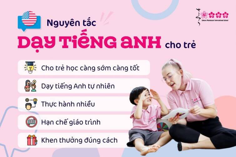 5 nguyên tắc dạy Tiếng Anh cho trẻ mầm non