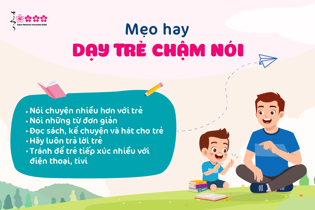 Mẹo dạy trẻ chậm nói